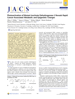 Photoactivation of Mutant Isocitrate
