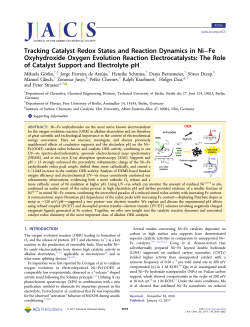 Tracking catalyst redox states and reaction dynamics in Ni