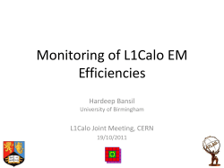 L1Calo performance with electrons and photons in 2009 data
