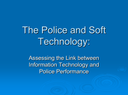 The Police and Soft Technology: