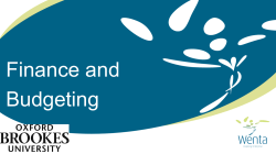 PowerPoint Presentation - Oxford Brookes University