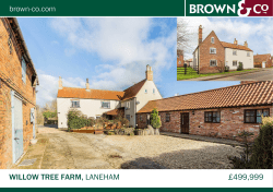&pound;499,999 WILLOW TREE FARM, LANEHAM