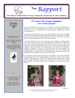 First Show of Season and for Serenity Farms