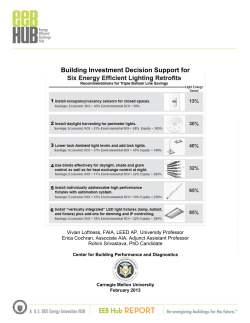 Building Investment Decision Support for