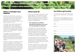 Concerned about climate change and spiralling energy use? Want