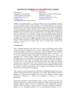 Aggregating Sets of Judgments: Two Impossibility Results