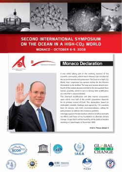 Second International Symposiu, on the Ocean in a High