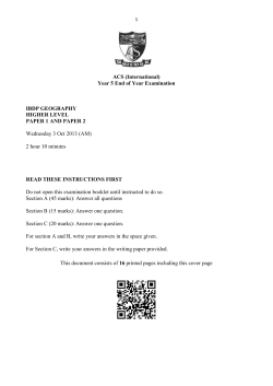 ACS (International) Year 5 End of Year Examination IBDP