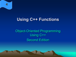 Passing Values to Functions 4
