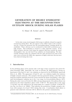 generation of highly energetic electrons at the reconnection outflow