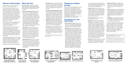 Choosing your residence hall room Personalizing your room