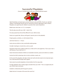 Successful Playdates