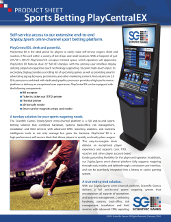 Sports Betting PlayCentralEX