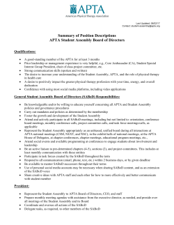 Position Descriptions