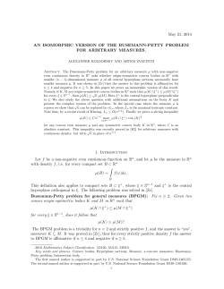 An isomorphic version of the Busemann