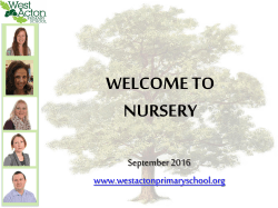 Document - West Acton Primary School
