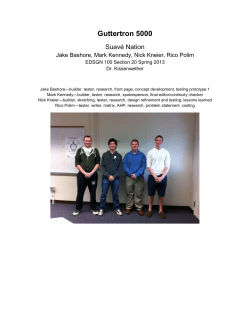 Guttertron 5000 - Personal.psu.edu