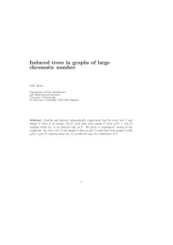 Induced trees in graphs of large chromatic number