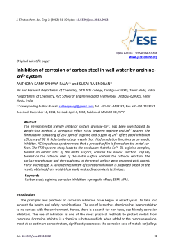jESE manuscript - Journal of Electrochemical Science and