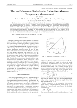 Thermal Microwave Radiation for Subsurface Absolute Temperature