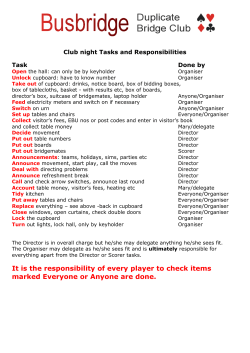 It is the responsibility of every player to check items marked