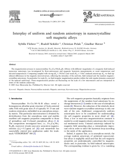 Interplay of uniform and random anisotropy in nanocrystalline soft