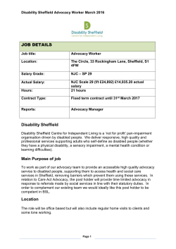 Administration and Events Worker – Job Information Pack