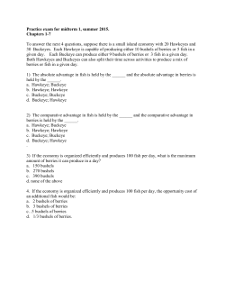 Practice exam for midterm 1, summer 2015. Chapters 1