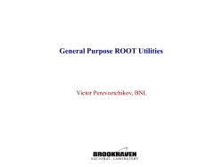 General ROOT utilities