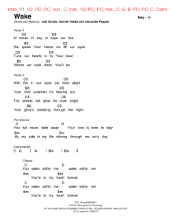 Intro, V1, V2, PC, PC, Inst., C, Inst., V2, PC, PC, Inst., C, B, B, PC, PC