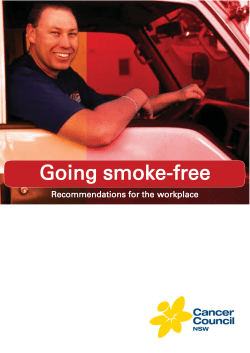 go smoke free - Cancer Council NSW