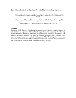 Fate of Spin Doublets in Quantum Dot with Many Interacting Electrons.