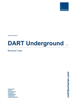 DART Underground - Business Case