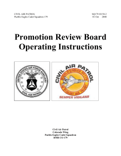 Promotion Review Board