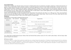 General Information Carbon black is virtually pure elemental carbon