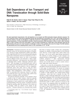 Salt Dependence of Ion Transport and DNA Translocation through