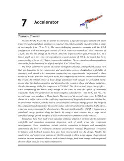 LCLS CDR Chapter 7 - Accelerator - Stanford Synchrotron Radiation