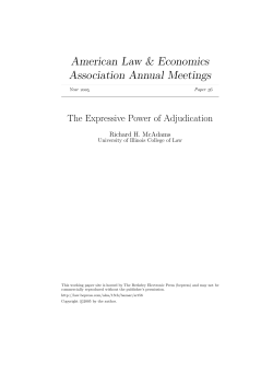 The Expressive Power of Adjudication