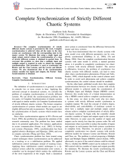 Complete Synchronization of Strictly Different Chaotic