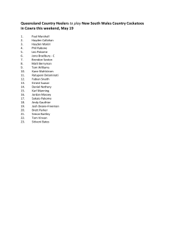 Queensland Country Heelers to play New South