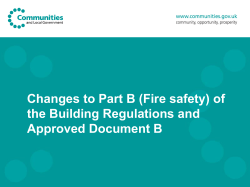 of the Building Regulations and Approved Document B