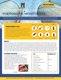 pheromone monitoring