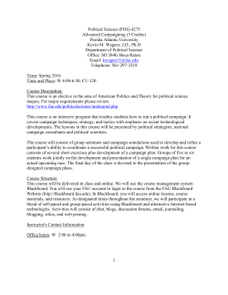 Syllabus - Florida Atlantic University