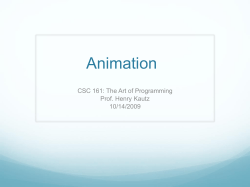 Animation - cs.rochester.edu