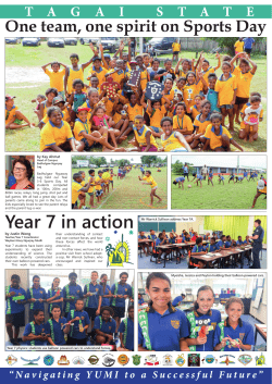 One team, one spirit on Sports Day