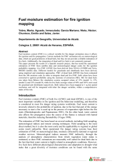 Conversion of FMC values to Fire Ignition Danger