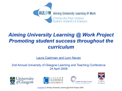 Learning and Teaching Conference