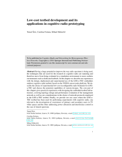 Low-cost testbed development and its applications in cognitive radio