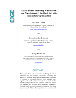 Paper title - Electronic Journal of Geotechnical Engineering
