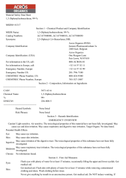 Material Safety Data Sheet 1,3-Diphenylisobenzofuran, 99+%